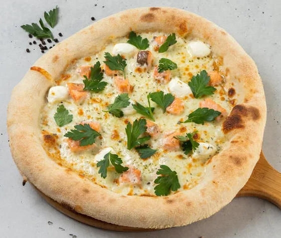 ПИЦЦА СЛИВОЧНЫЙ ЛОСОСЬ 